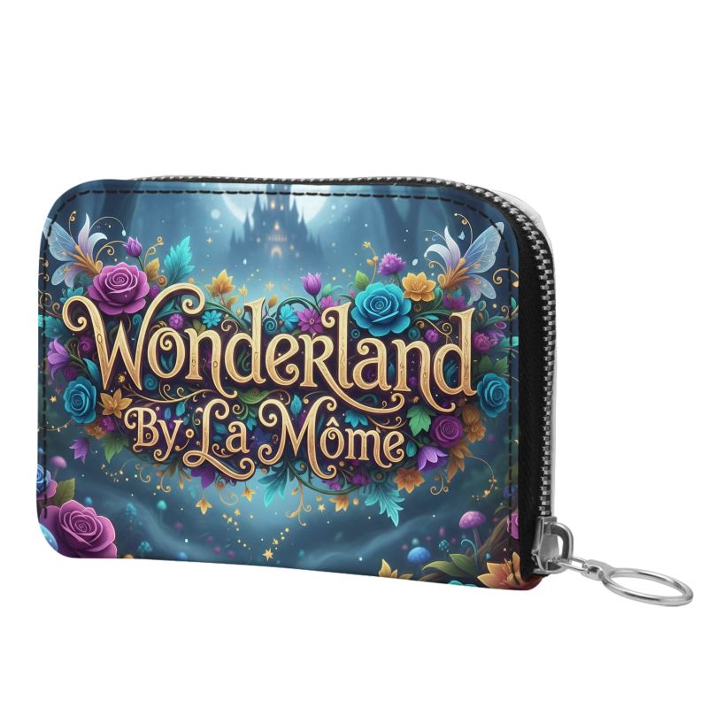 Petit portefeuille en cuir zippé